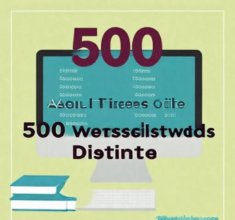 aqui tienes otro listado de 500 keywords distintas