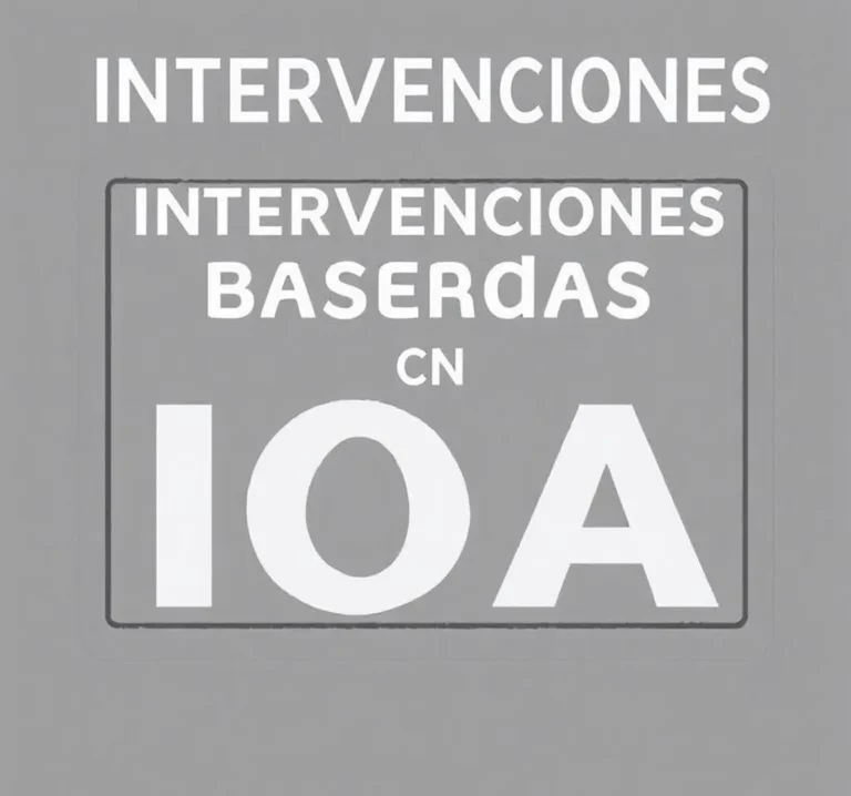 intervenciones basadas en ia