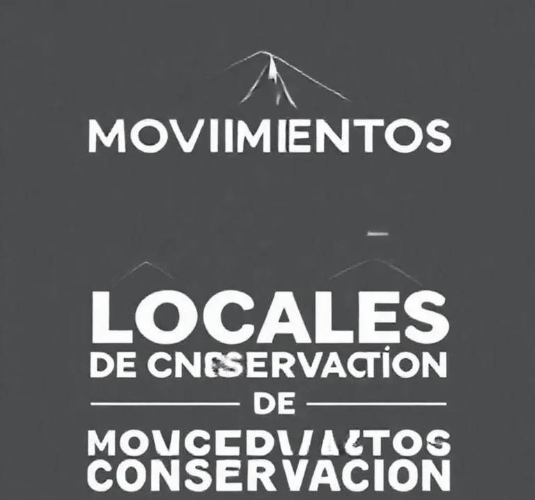 movimientos locales de conservacion