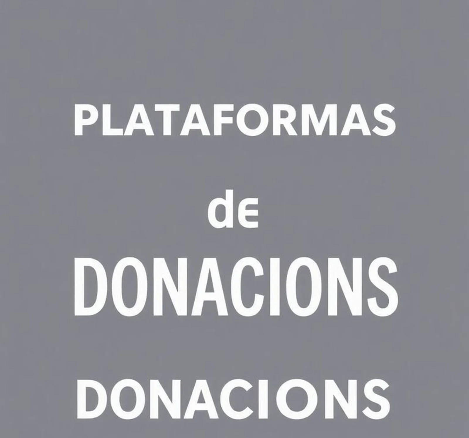 plataformas de donaciones