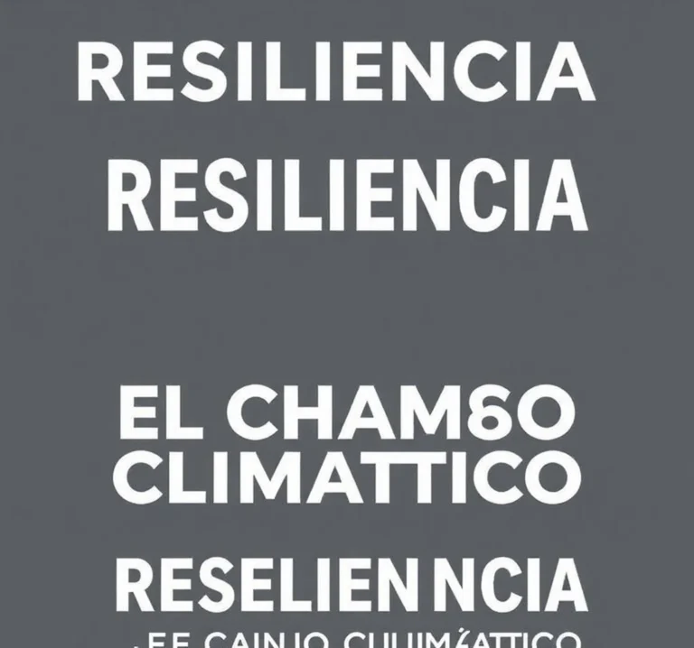 resiliencia ante el cambio climatico