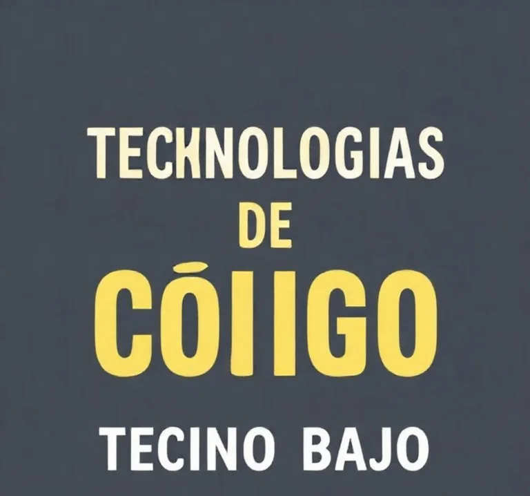 tecnologias de codigo bajo