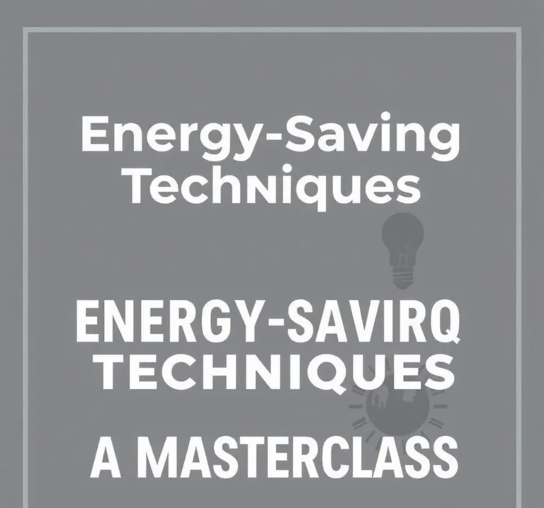 tecnicas de ahorro energetico